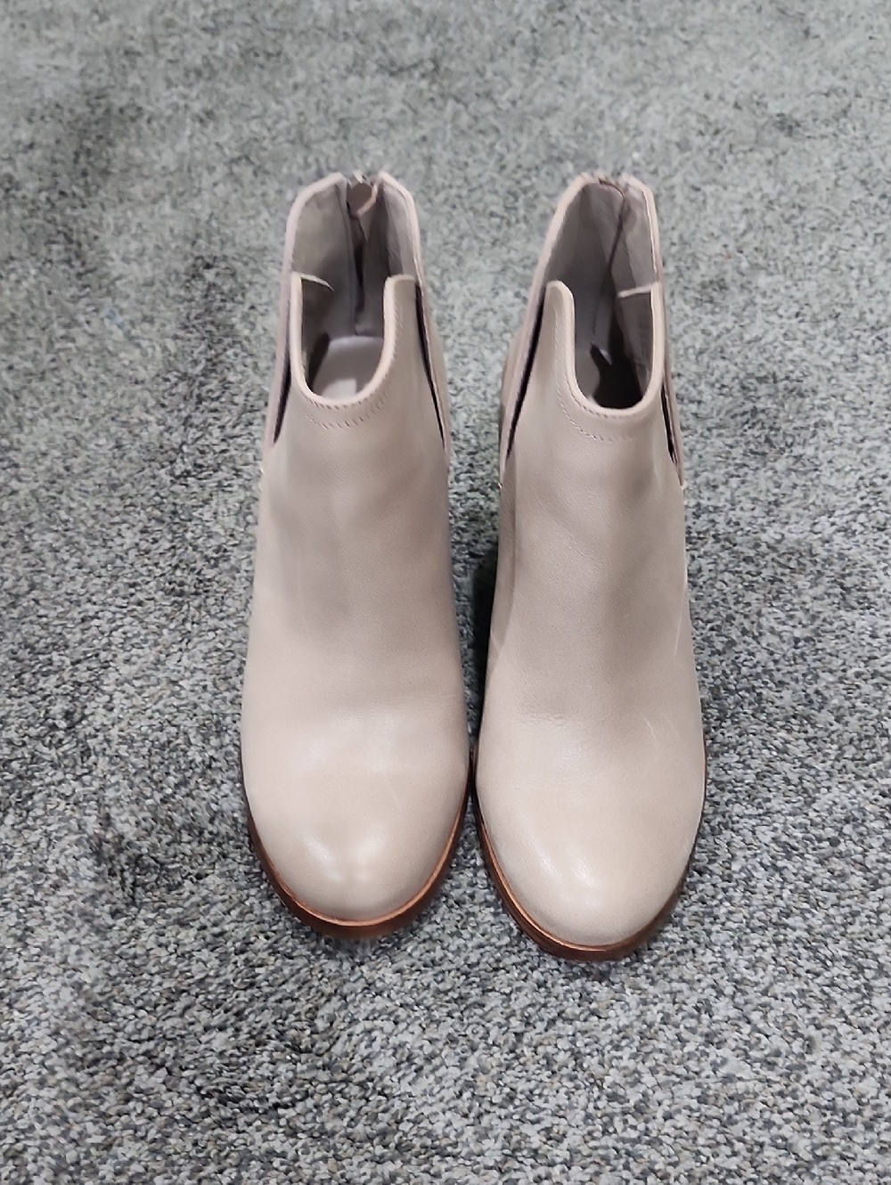 Copper Key Light Taupe Slip-On Ankle Booties